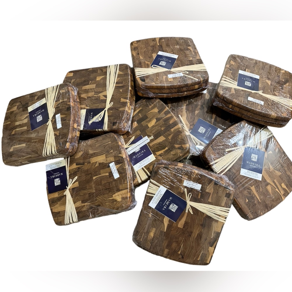 NWT 3 In 1 Bundle Madeira Canary Teak Utility Cutting Board | Size 11.5"x13.5"